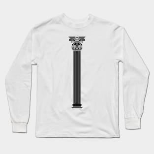 Black corinthian column Long Sleeve T-Shirt